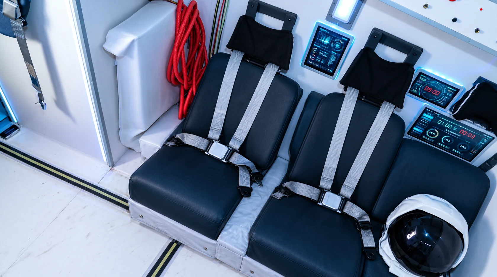 Einblick in den Escape Room Im Orbit