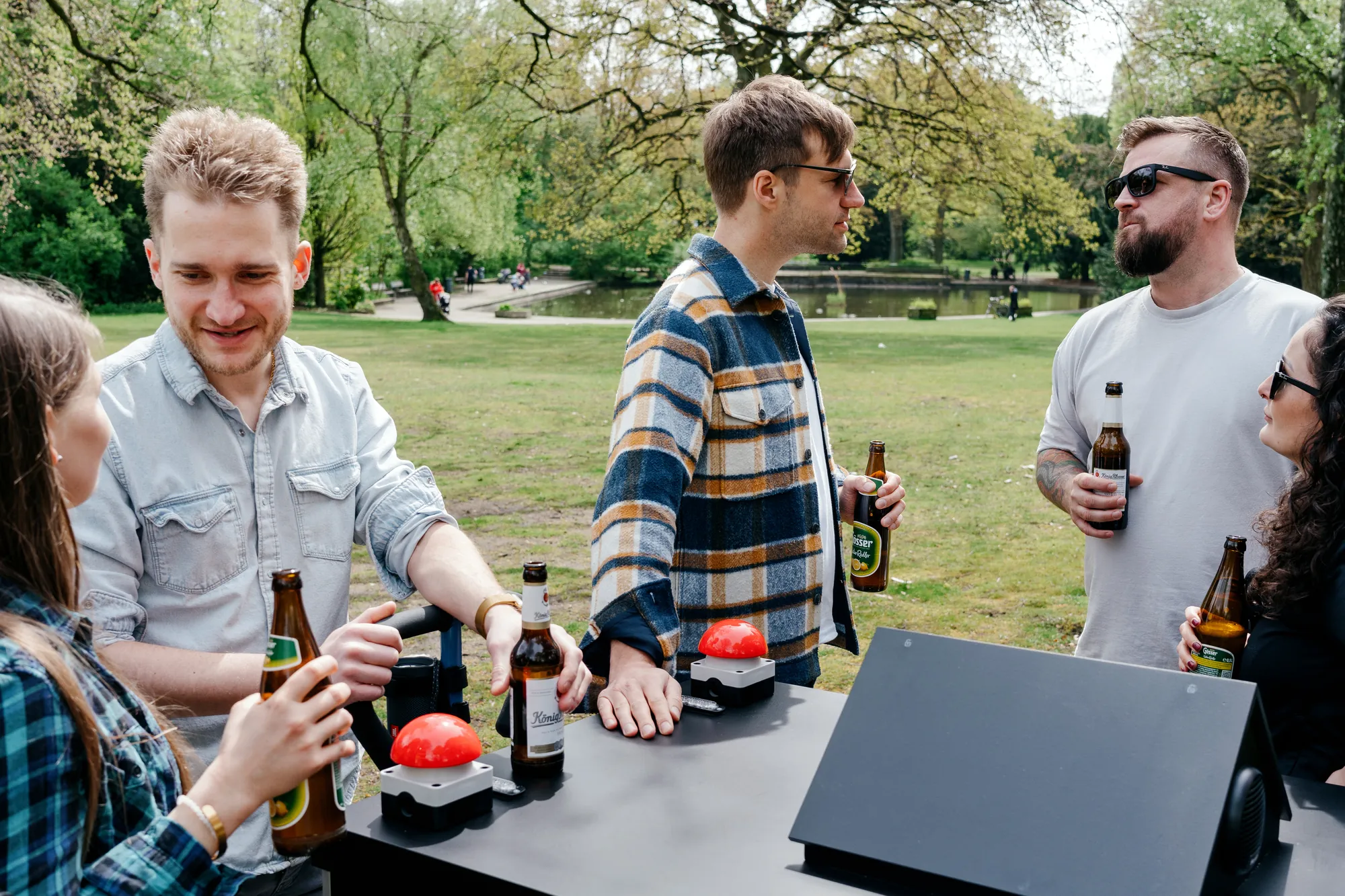 Buzzer-Quiz am Boller Battle Wagen