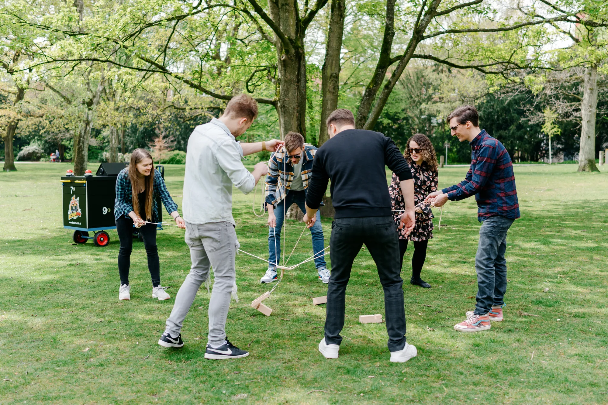 Team-Challenge im Park